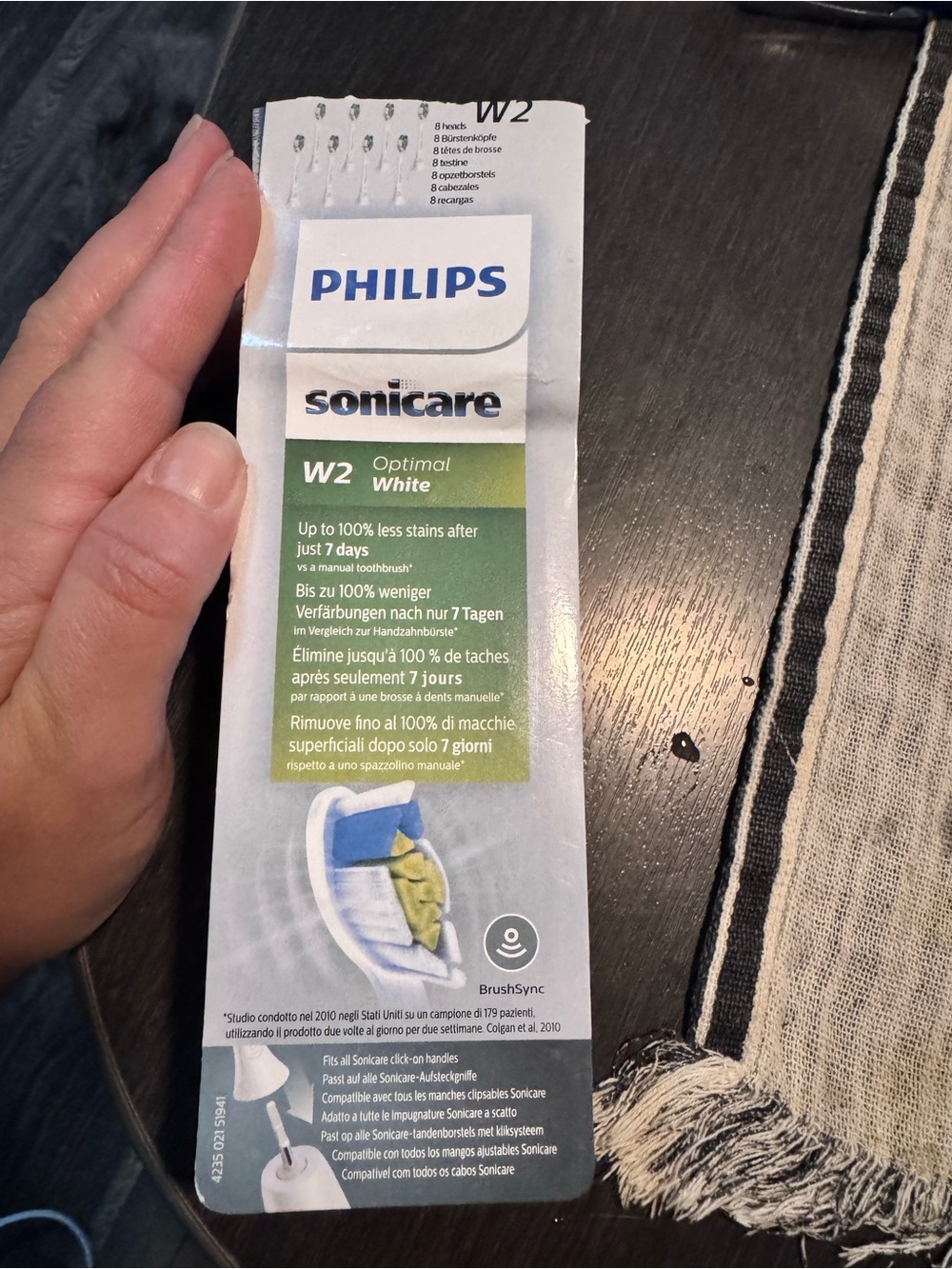 Philips sonicare W-2 optimal white toothbrush heads